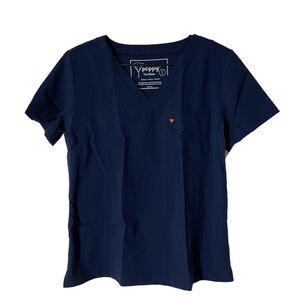 Poppy Women’s Scrub top, S, in a Navy blue